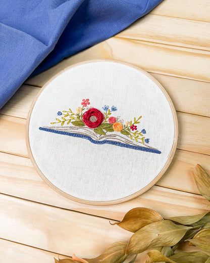 Kit Quero Bordar - Livro floral