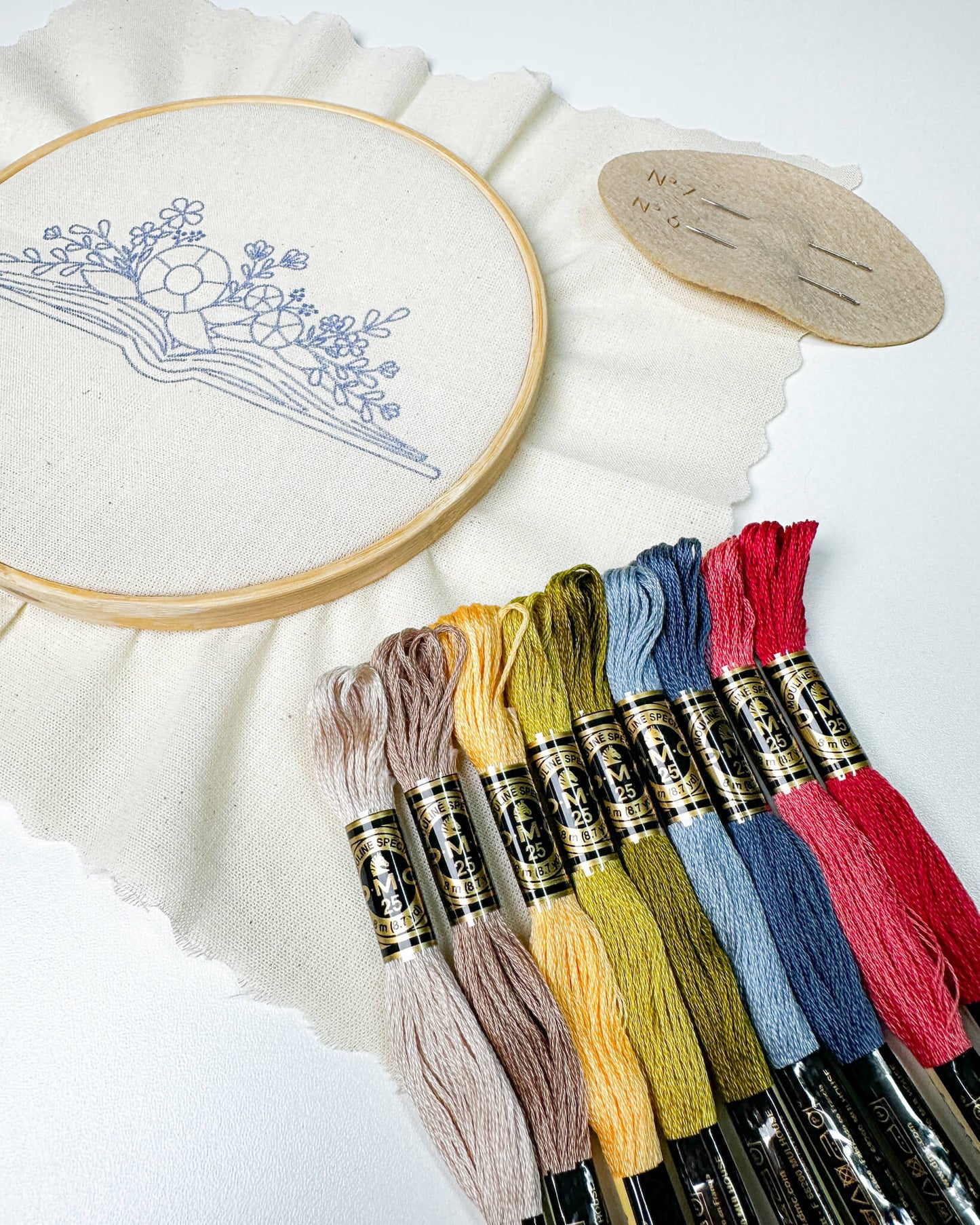 Kit Quero Bordar - Livro floral