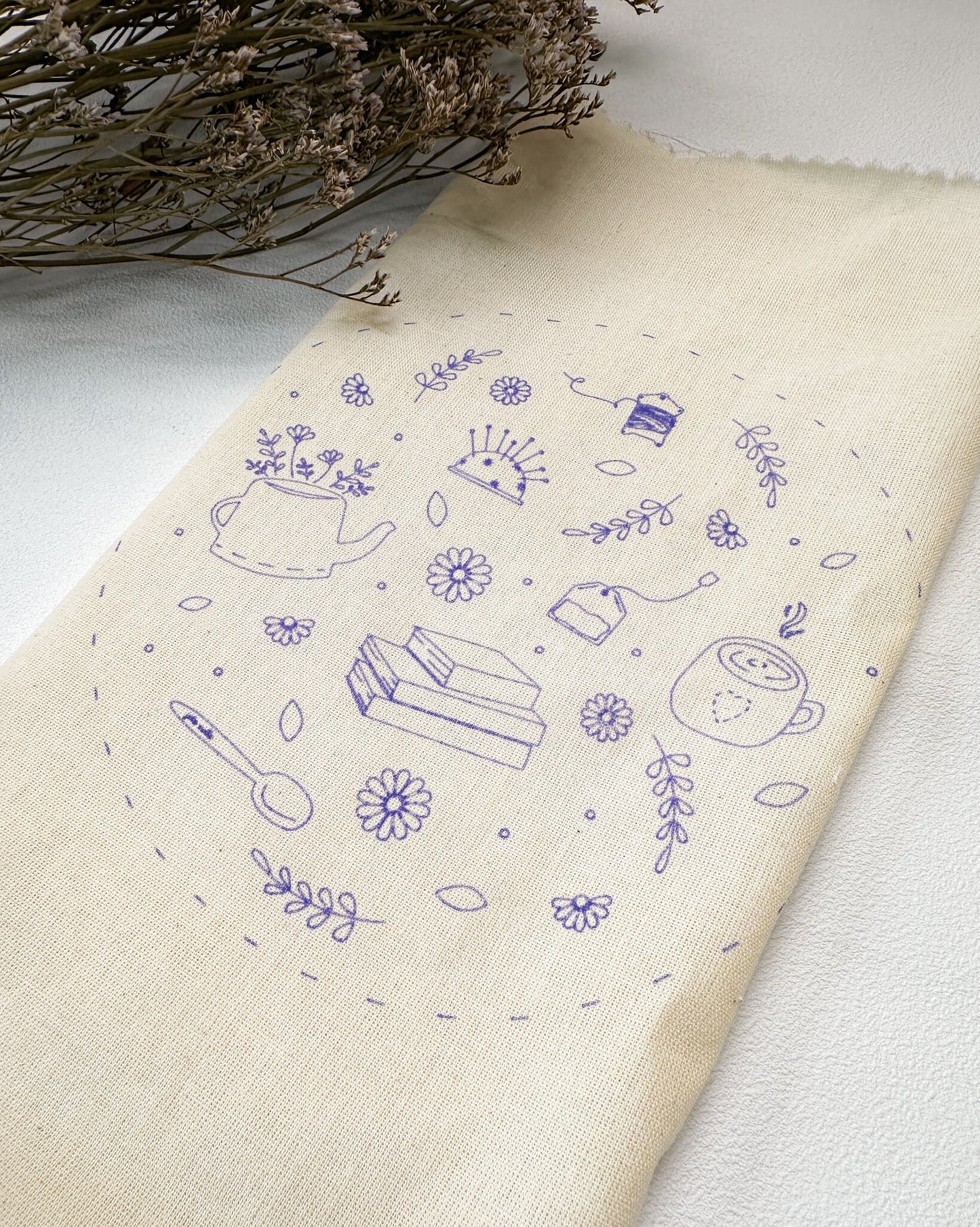 Prontos para Bordar – Kit Tecidos Riscados "Momentos" Hygge