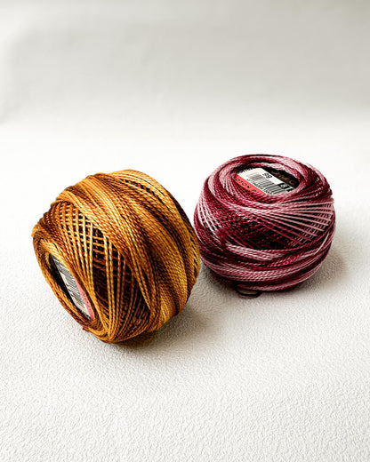 Novelo DMC Coton Perlé  Mesclada - 80 metros