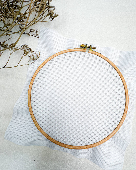 Kit com 5 cortes de etamine 25x25 branco