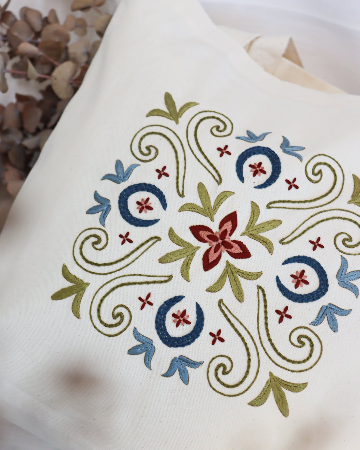 Ecobag com risco + E-book Coleção Floret