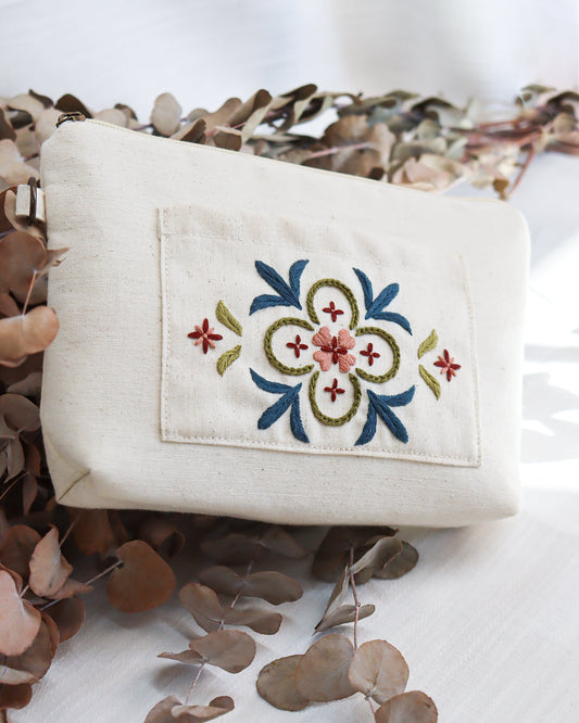 Floret - Necessaire inspira cru + risco + e-book