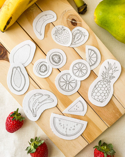 Aplique e Borde – Kit entretela adesiva Salada de frutas | Ponto a Ponto 32