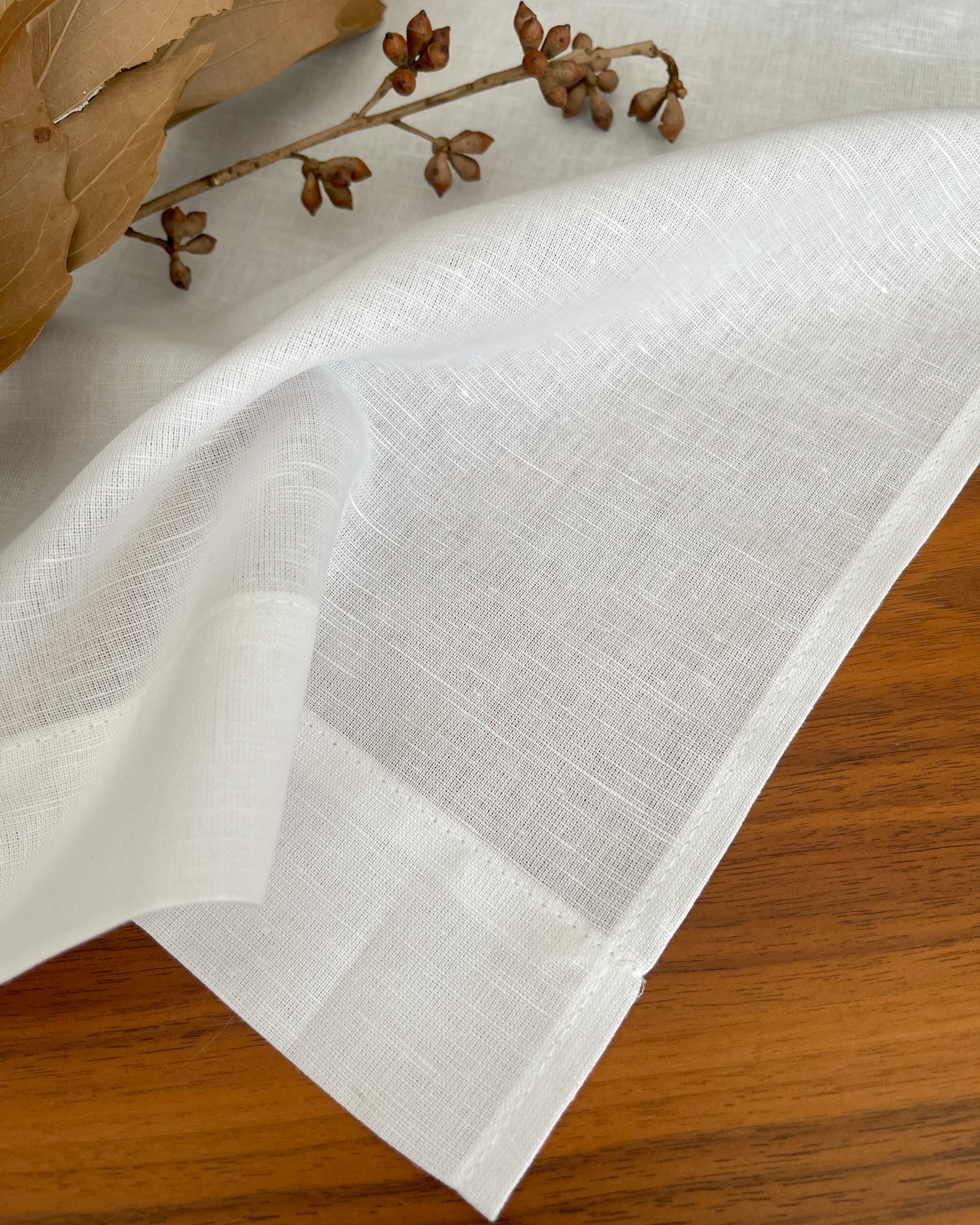 Toalha de linho versátil - 100% fibra natural