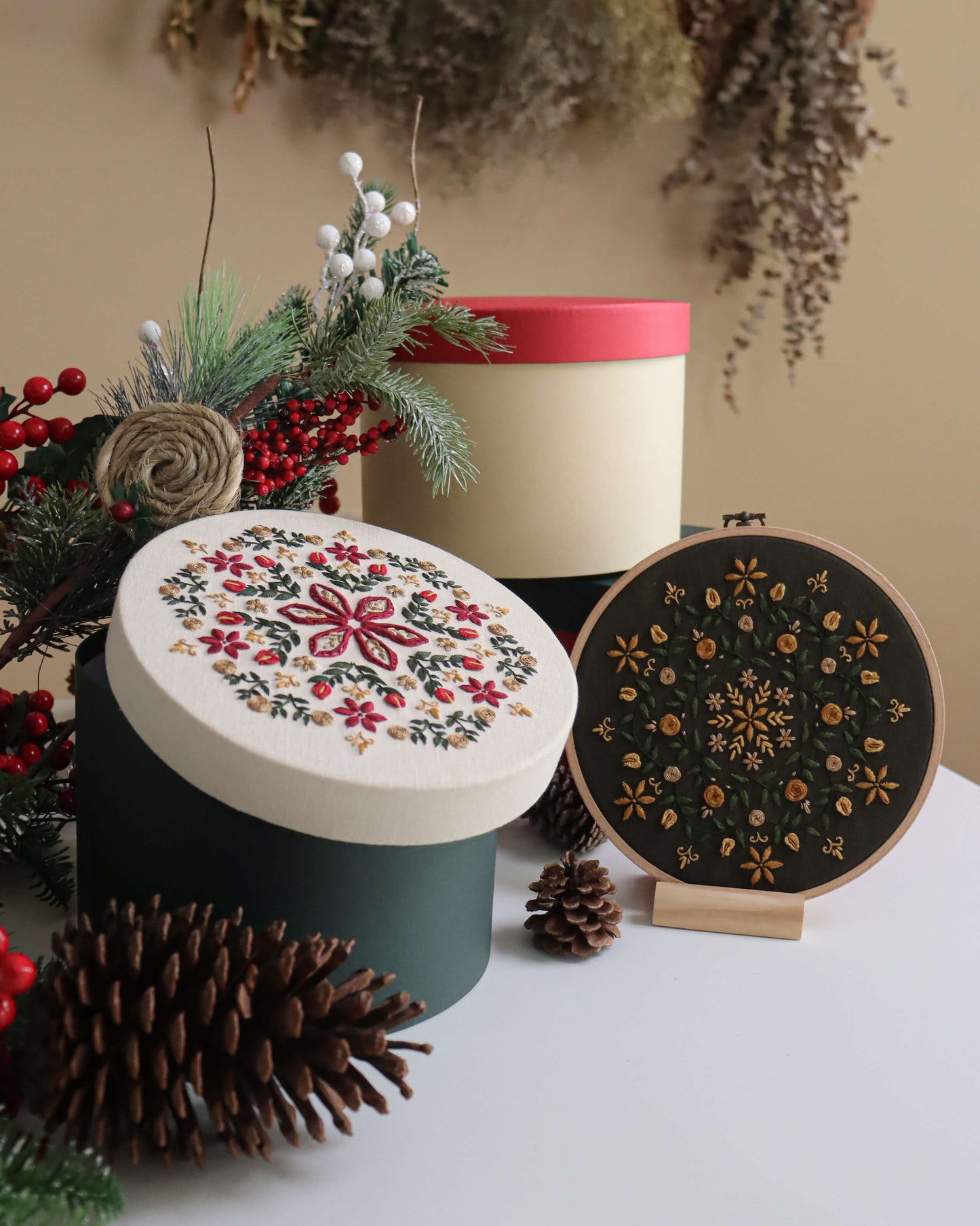 E-book Mandalas Florais | Caixas de presente bordadas - eBook PAP n. 44