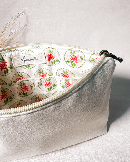 Necessaire Inspira para bordar cru