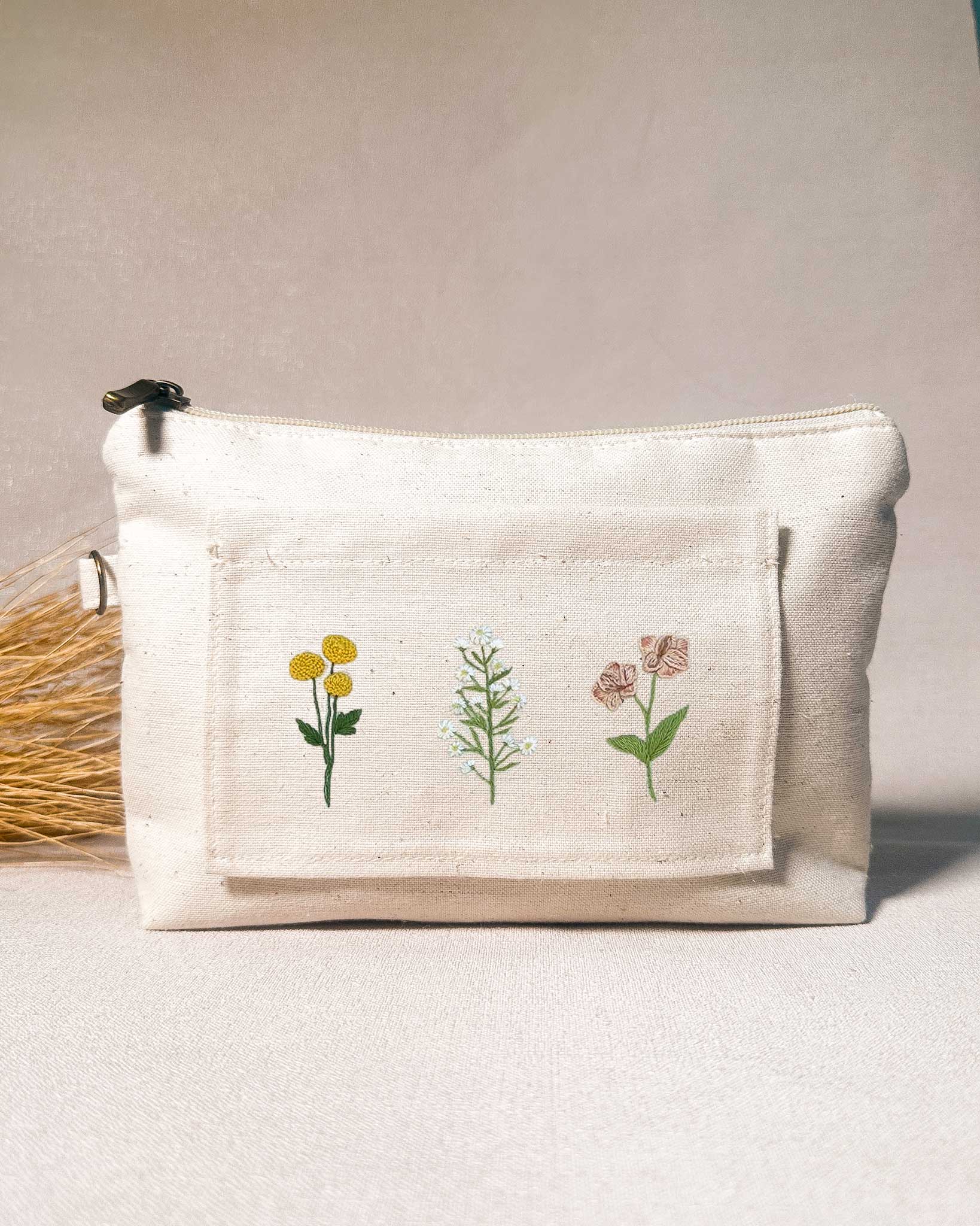 Necessaire Inspira para bordar cru