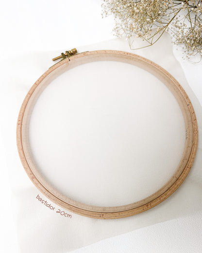Organza de seda off white 25x25cm