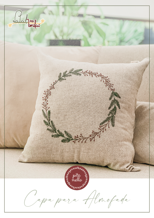 E-book Almofada - Guirlanda de Natal