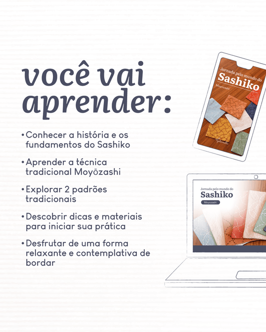 Curso Sashiko - Moyozashi