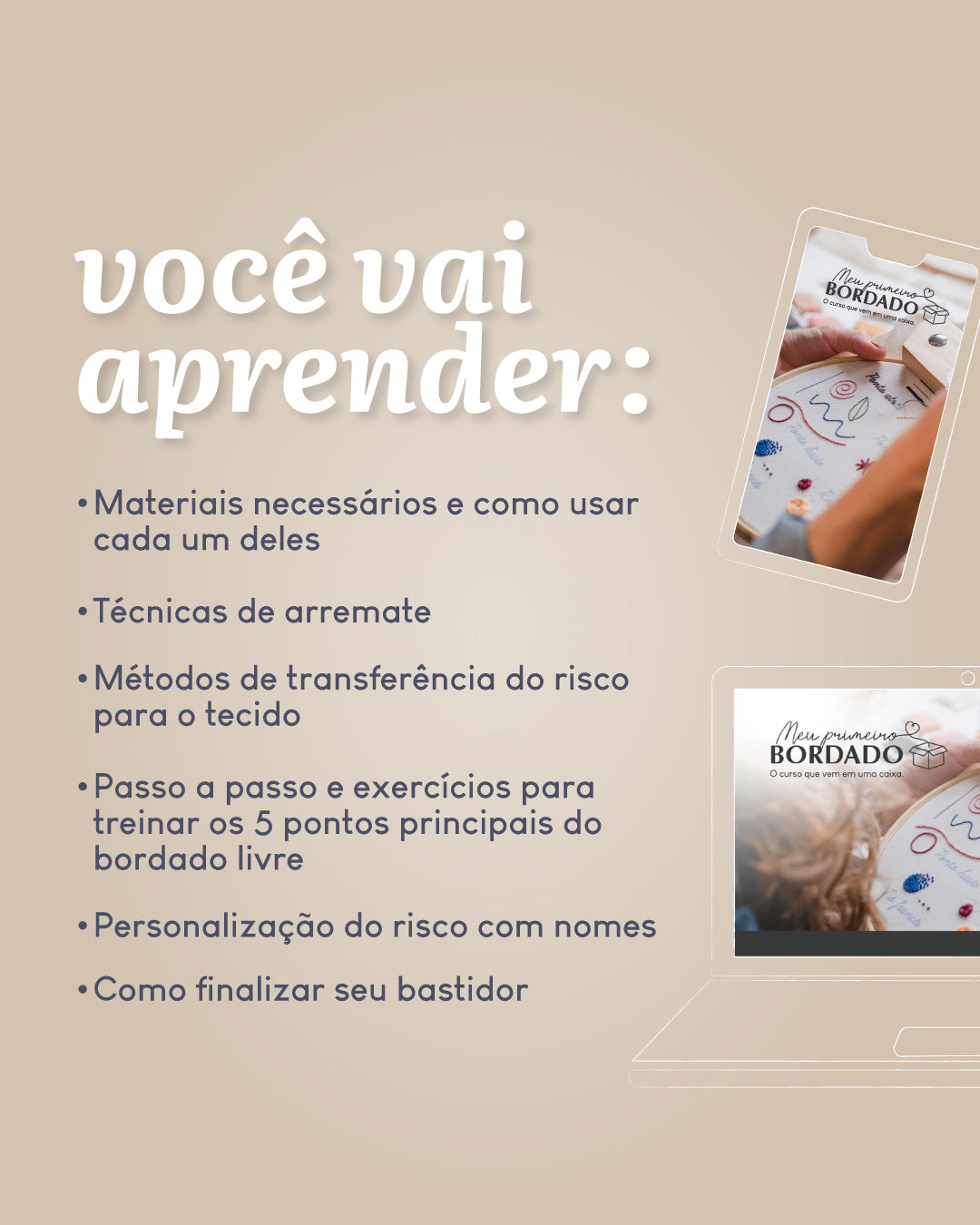 Curso Meu Primeiro Bordado