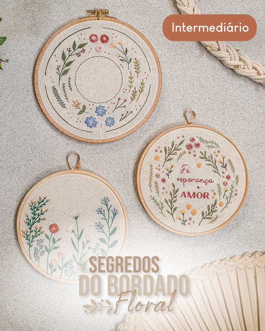 Curso Segredos do Bordado Floral