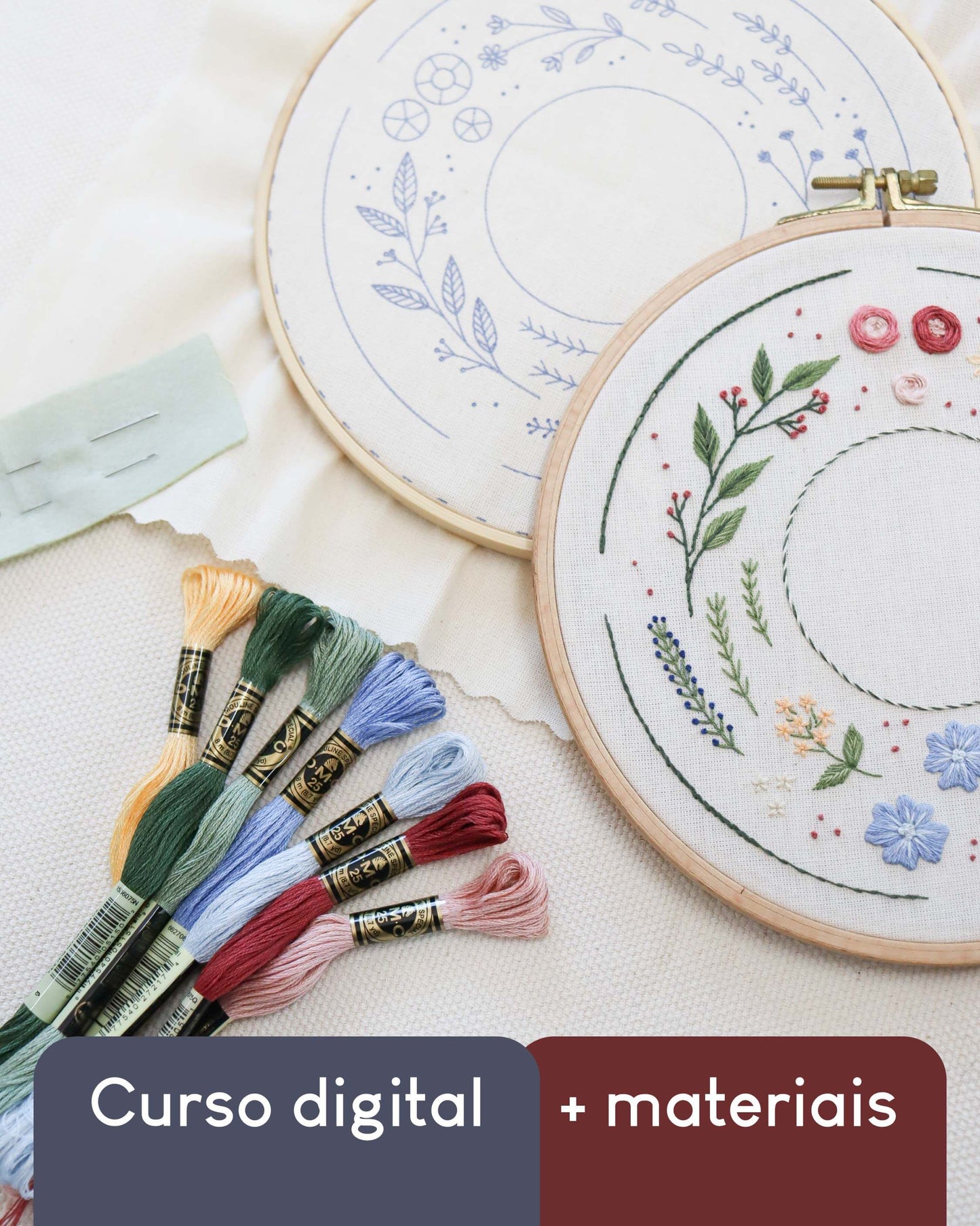 Curso Segredos do Bordado Floral