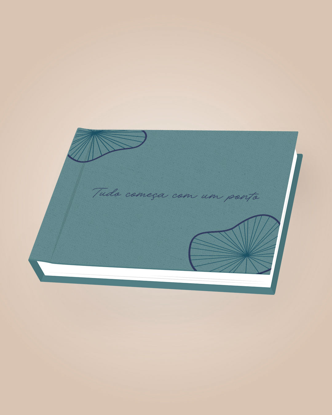 Tecido com risco impresso para álbum 15x21cm Ed. 45 - Pontos que Revelam