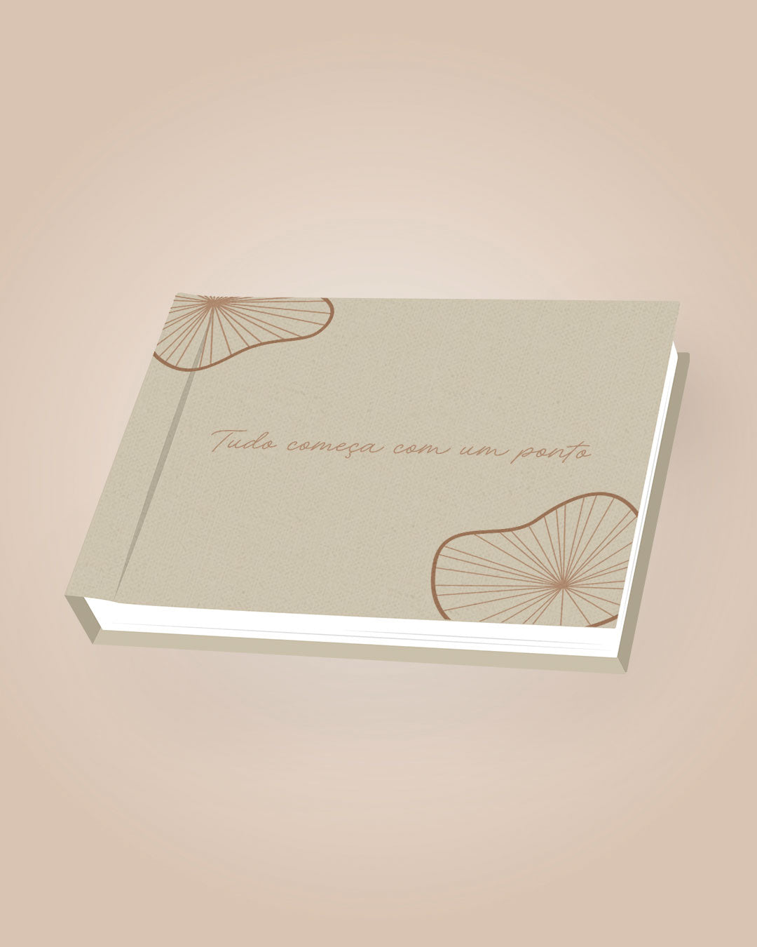 Tecido com risco impresso para álbum 15x21cm Ed. 45 - Pontos que Revelam