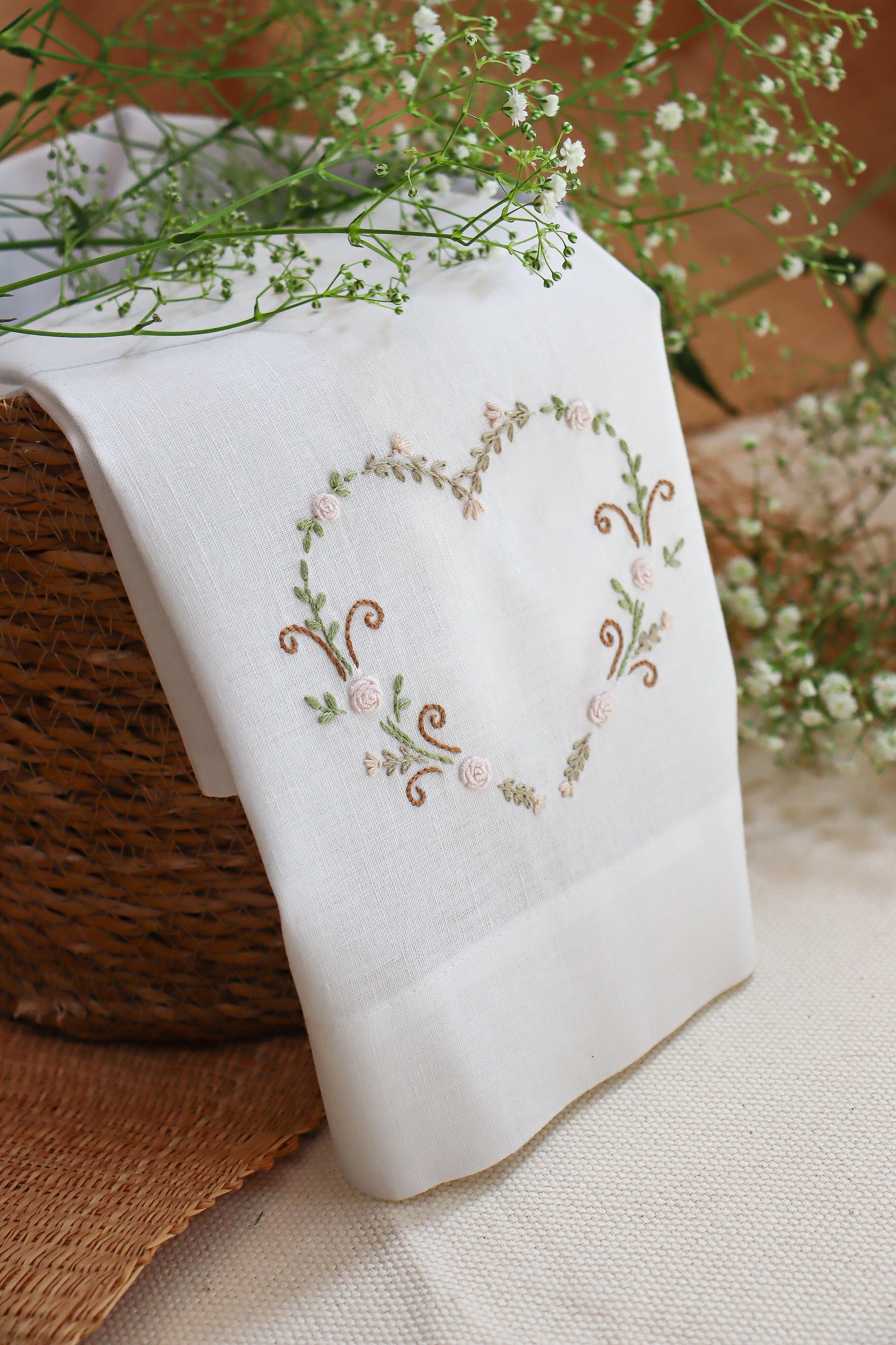 Toalha de linho versátil - 100% fibra natural