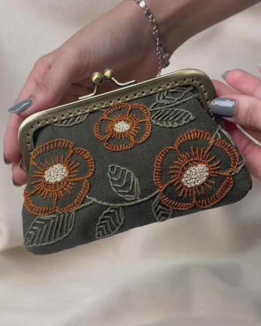 Bolsinha da Vovó refúgio verde | Peça única - Acervo