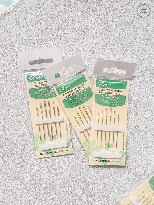 Agulha clover para ponto cruz-nº18 à 22 238